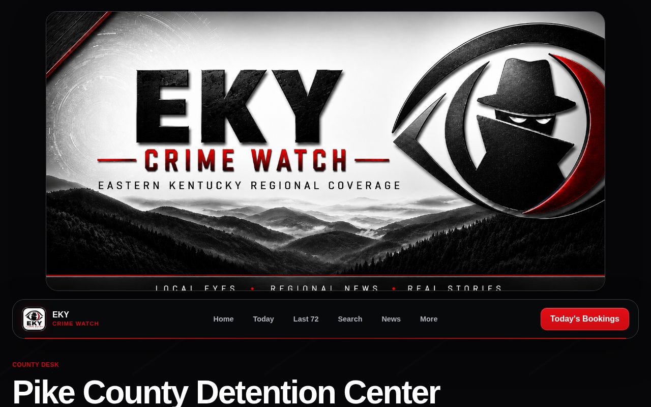 Kentucky Crime Watch Pike County records page